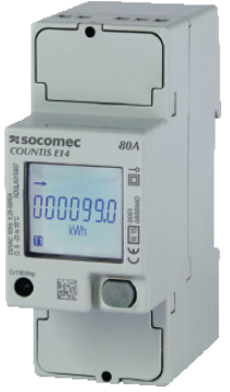 1-Fase kWh Meter 80A