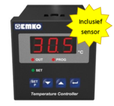 Temperatuur regelaar 230VAC, NTC, -19,9 tot 99,9°C, Relais Temperatuur regelaar 230VAC, NTC, -19,9 tot 99,9°C, Relais