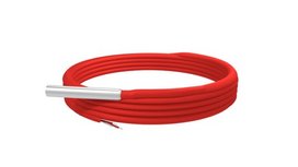 PT100 Temperatuur sensor siliconen kabel 3mtr. PT100 Temperatuur sensor siliconen kabel 3mtr.